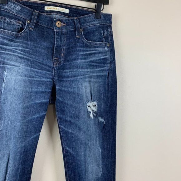 Big Star Maddie Straight Stretch Jeans in Dark Wash - Size 25L - Picture 4 of 10